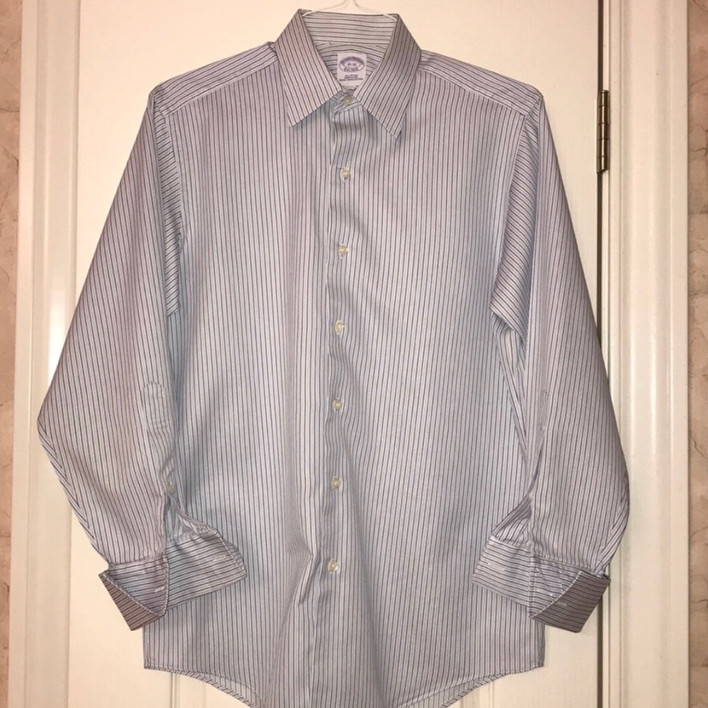 Men’s Brooks Brothers striped button up